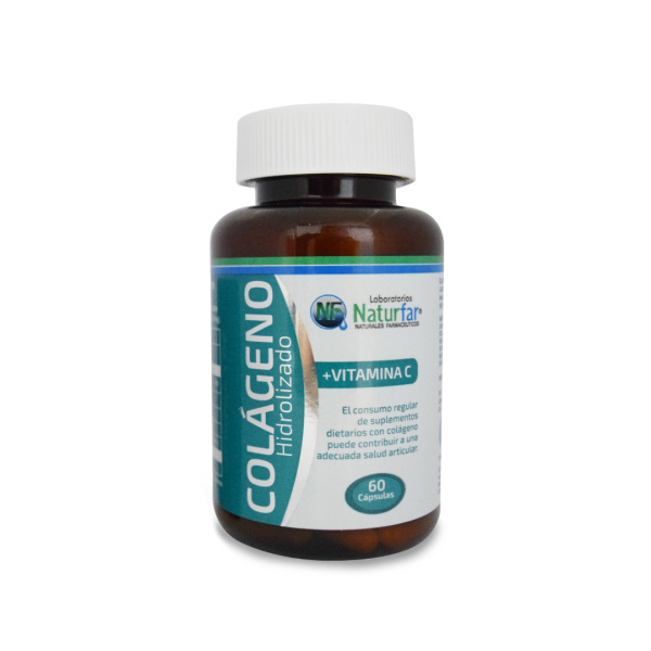 Colágeno Hidrolizado+Vit C Cápsulas x 60